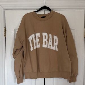 The Bar Tan Sweatshirt